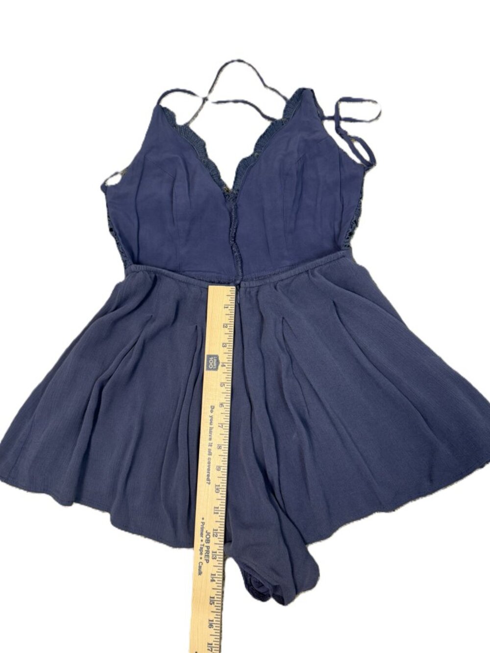 Lulus Blue Romper - Small - Picture 12 of 14